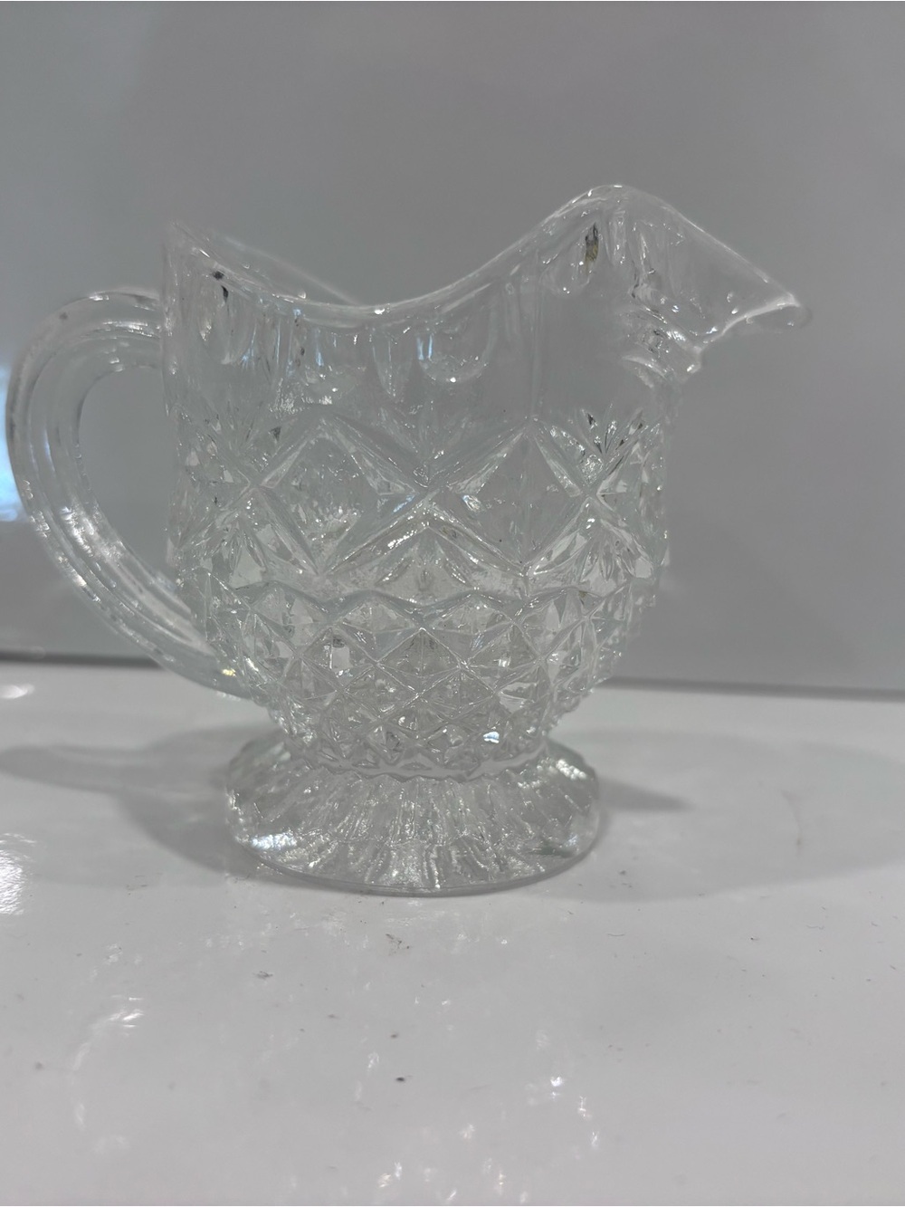 Vintage Crystal Creamer
